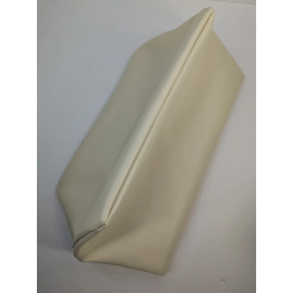 NWOT!😍Youth To The People Makeup Travel Bag Cosmetic Clutch Beige Expandable!